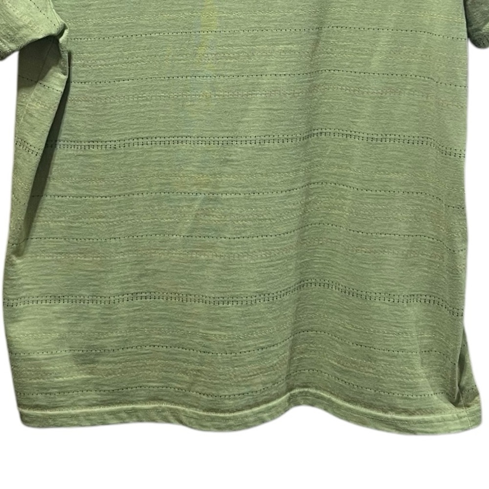 Junk Food Men's Green Striped Shor Sleeve Tee Shirt Size XL - Picture 13 of 13